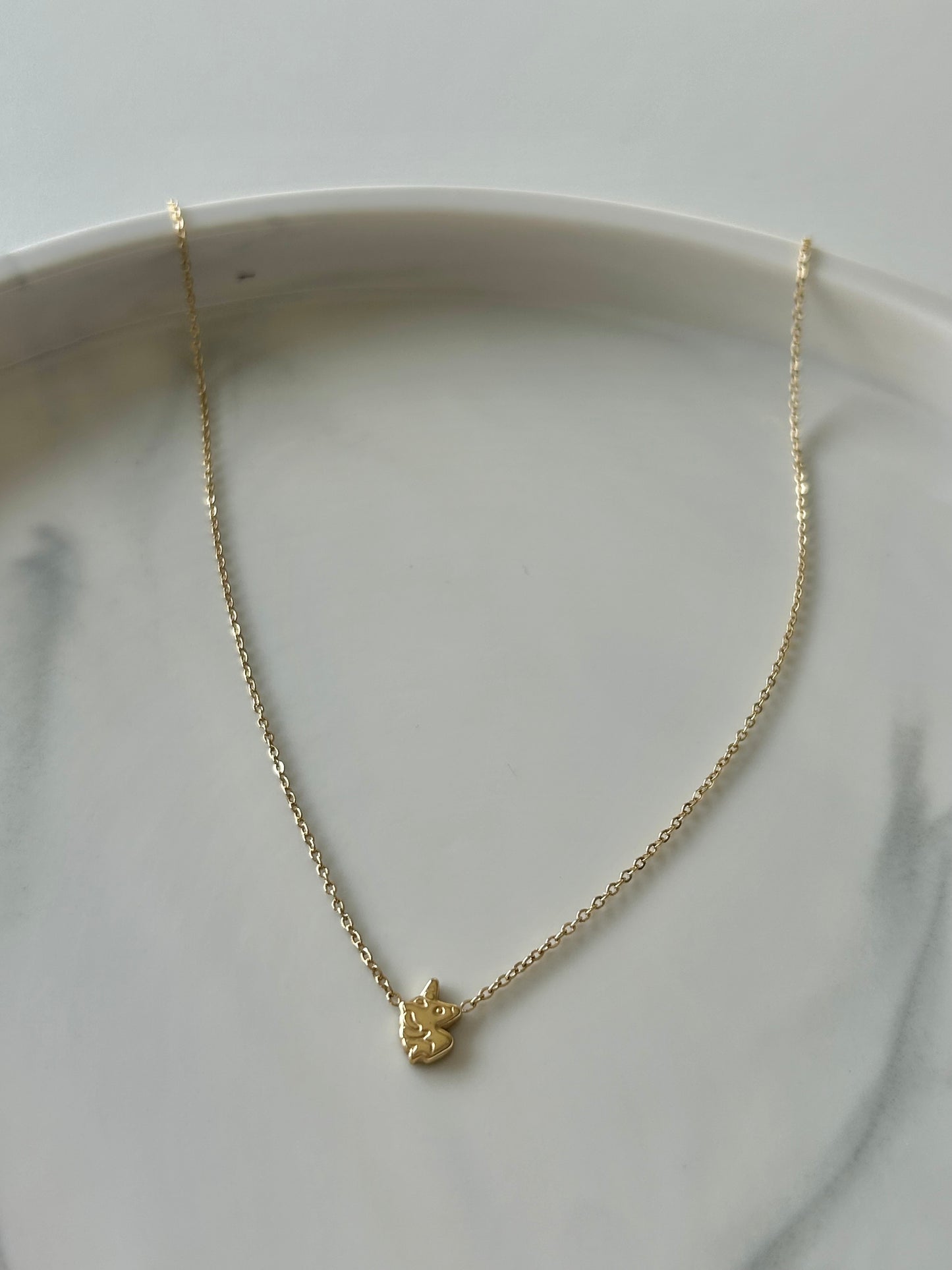 Collier LICORNE GOLD KIDS
