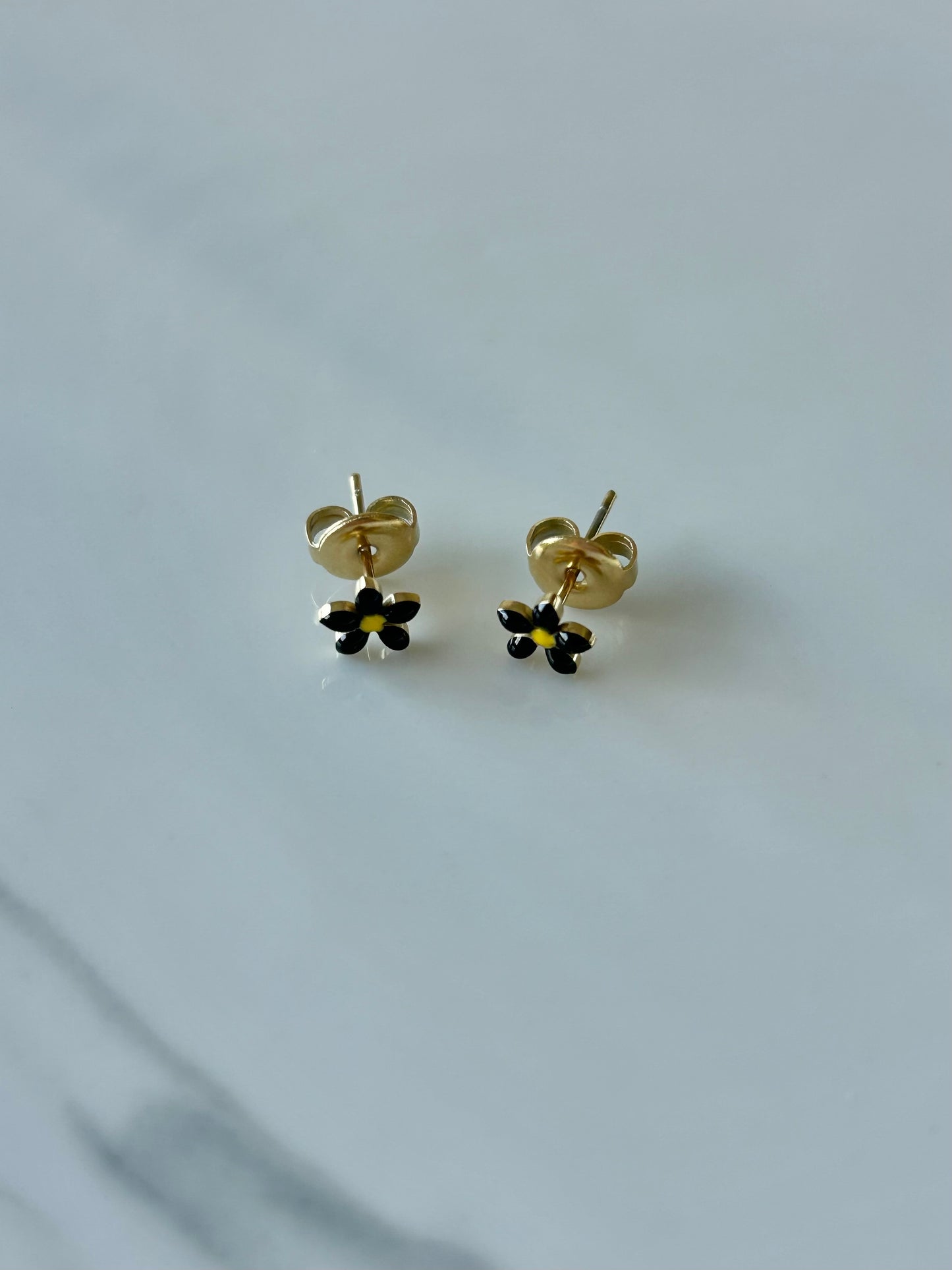 Boucles d’oreilles FLEUR NOIRE KIDS
