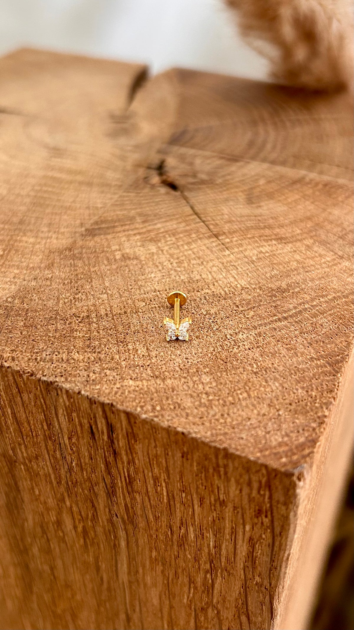 piercing oreille PAPILLON
