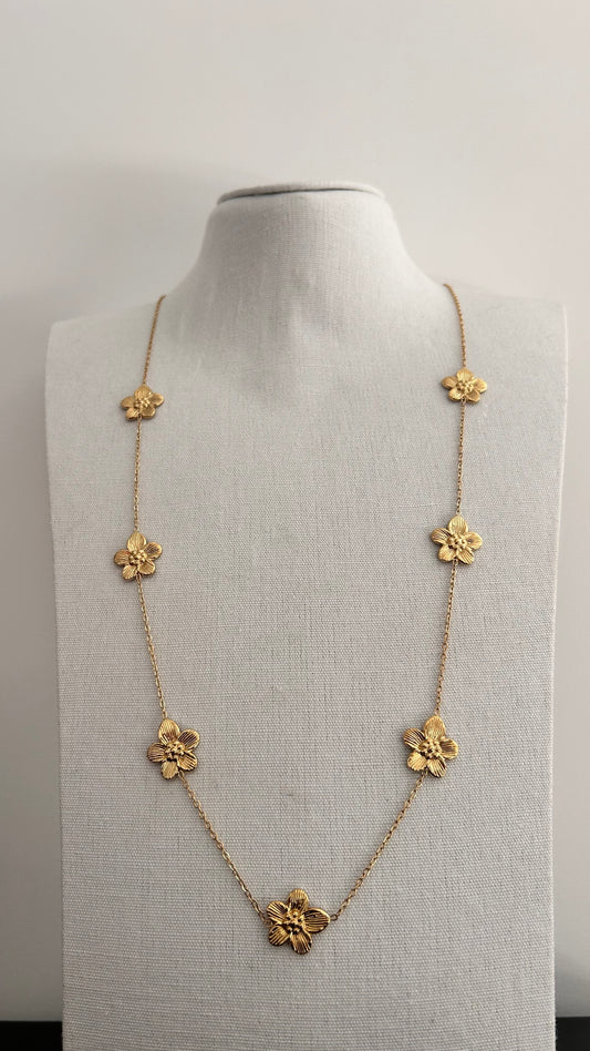 Collier sautoir FLOWER