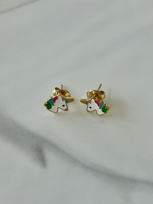 Boucles d’oreilles LICORNE KIDS