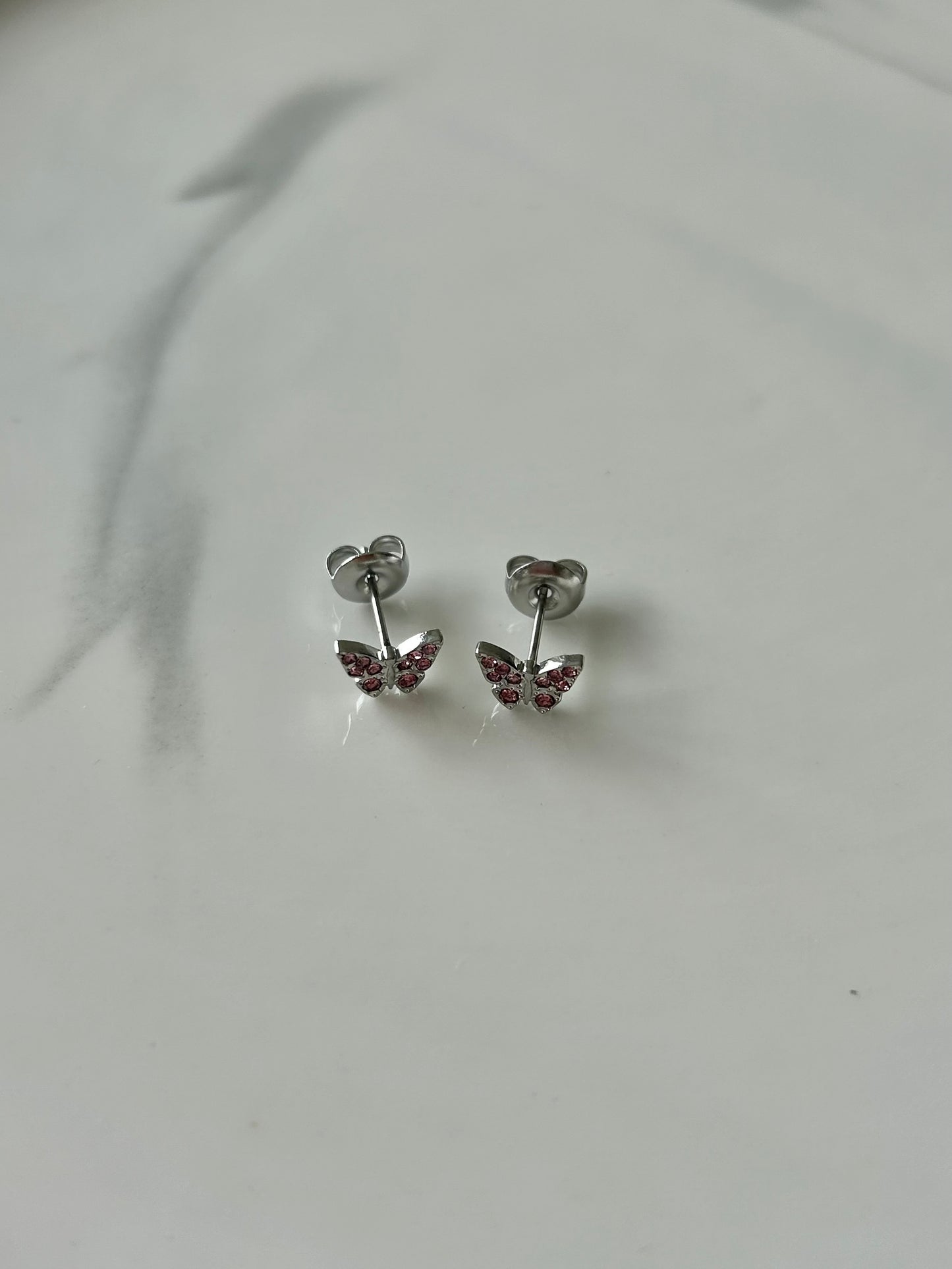 Boucles d’oreilles PAPILLON STRASS KIDS