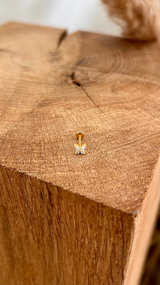 piercing oreille PAPILLON
